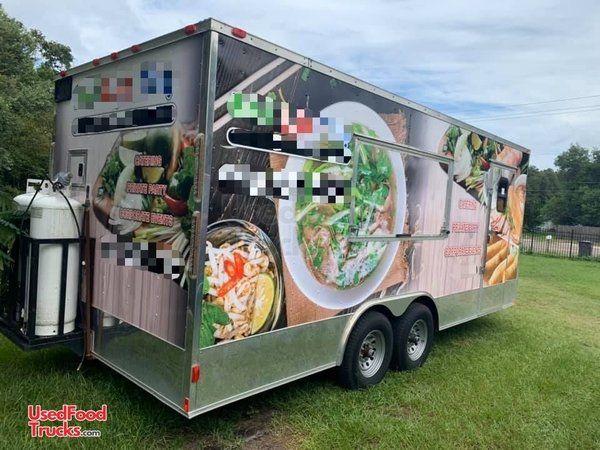 Licensed 2017 - 8.5' x 20' Spacious Mobile Kitchen Food Concession Trailer