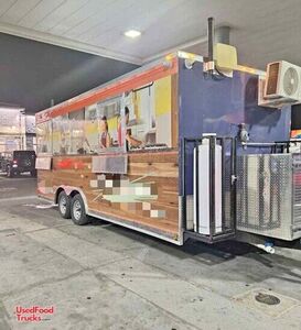 Well Equipped - 8' x 22' Kitchen Food Concession Trailer with Fire Suppression System