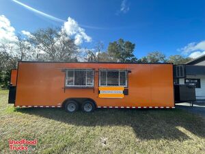 2025 8.5' x 28' Kitchen Food Concession Trailer with Pro-Fire System