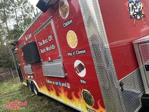 Like New - 2022 Barbecue Food Concession Trailer with Fire Suppression & Porch