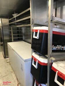 2001 - 8' x 48' Mobile Kitchen Catering Concession Gooseneck Trailer