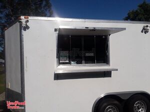 Pro-Fire Installed 2018 - 7' x 14' Kitchen Food Trailer/ Used Concession Unit.