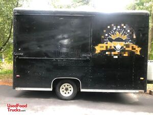 Wells Cargo CLW121 7' x 12' Kitchen Food Trailer with Pro-Fire.