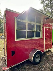 NEW - 6' x 12' Empty Concession Trailer | Mobile Street Vending Unit