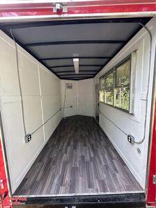 NEW - 6' x 12' Empty Concession Trailer | Mobile Street Vending Unit