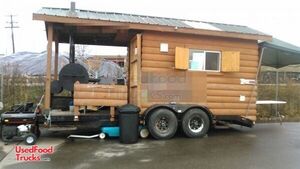 2013 - 8' x 18' BBQ Concession Trailer with Porch.