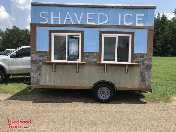 8' x 8' Shaved Ice / Snowball Concession Trailer.