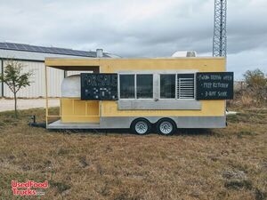 Well-Maintained 2012 - 8' x 20' Custom-Built Pizza Concession Trailer with Porch.