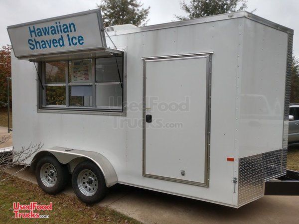 Barely Used 2019 - 7' x 14' Rock Solid Cargo Food Concession Trailer
