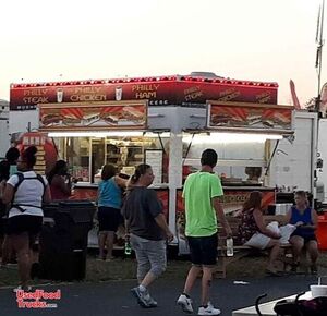 14' Waymatic Street Food Concession Trailer / Used Mobile Vending Unit.