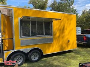 Nice Looking 2020 - 8.5' x 20' Covered Wagon Food Concession Trailer with Open Porch.
