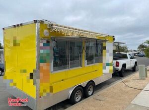 2021 7' x 16' Shaved Ice Concession Trailer / Mobile Snowball Vending Unit.