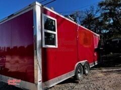 2018 8' x 24' Kitchen Food Concession Trailer with Pro-Fire Suppression