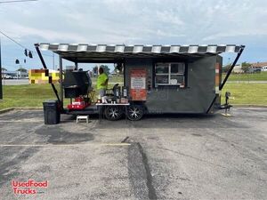 2018 8' x 20' Lark Barbecue Food Concession Trailer with Porch