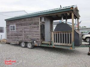 For Sale Concession Trailer with Smoker Porch