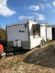 Ready-to-Outfit Used 8' x 16' Mobile Food Concession Trailer.