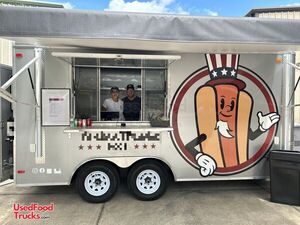 2022 16' Hot Dog Food Concession Trailer Mobile Vending Unit