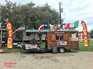 9' x 24' BBQ Concession Trailer with Porch