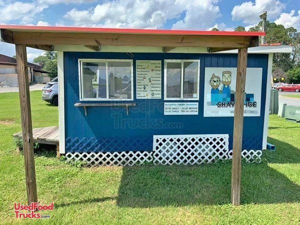 2013 - 7' x 14' Snowball Concession Trailer / Used Shaved Ice Concession Trailer.