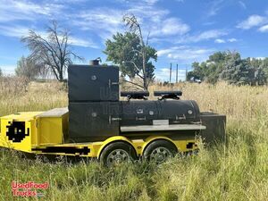 2017 - 6' Open Barbecue Smoker Trailer | Mobile BBQ Unit