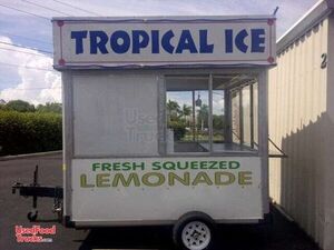 8' x 7' - 1986 Shaved Ice Concession Trailer
