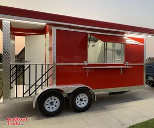 BRAND NEW 2020 - 8' x 16' Food Concession Trailer/All Stainless Steel Commercial Mobile Kitchen.