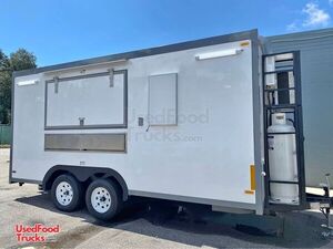 2024 8' x 16' Kitchen Food Concession Trailer with Pro Fire System