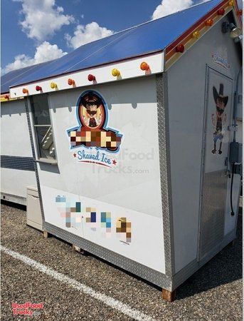2010 - 10' x 12' Sno Shack Shaved Ice Concession Trailer.