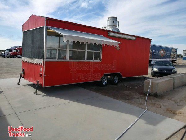 Loaded 2010 8' x 28' Food Concession Trailer with Pro Fire Suppression System.