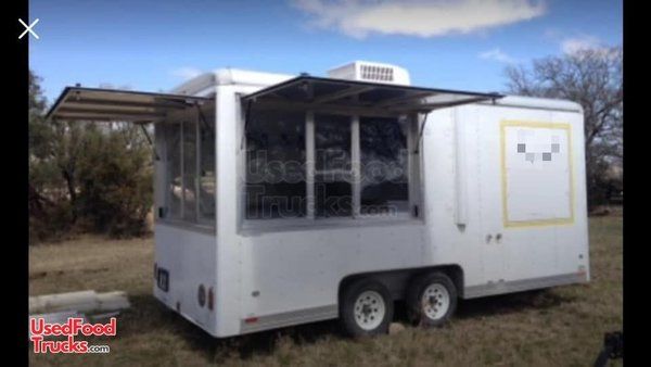 Ready to Equip 2007 Wells Cargo 7' x 16' Food Concession Trailer