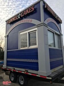 Turnkey Compact 8.5' x 10.5' Funnel Cake Business / Food Concession Trailer.