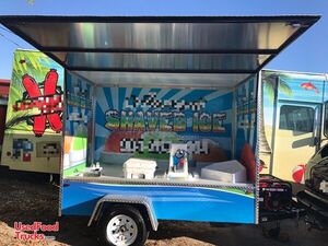 2017 - 5.5' x 11' Shaved Ice Concession Trailer.