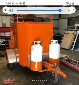 Ready for Business Complete Turnkey Corn Roaster Trailer.