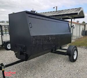 10' Used Open Barbecue Smoker Trailer / BBQ Tailgating Trailer