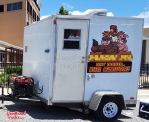 Licensed Ready 6' x 8' Barbecue Concession Trailer with Electric Smoker