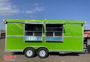 BRAND NEW 2022 8.5' x 18' Mobile Kitchen Unit / New Food Vending Trailer.