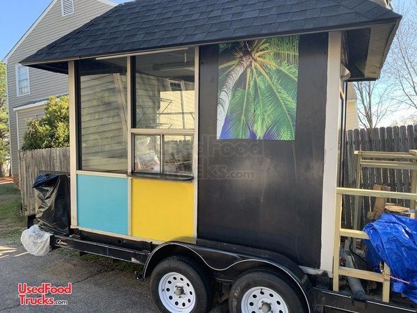 Ready to Cook 6' x 10' Used Mobile Kitchen Food Concession Trailer.