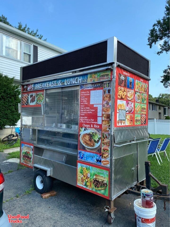 Compact Mobile Food Concession Trailer / Street Food Trailer