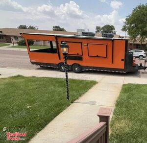 2021 8' x 24' Kitchen Food Concession Trailer with Fire Suppression + Bathroom