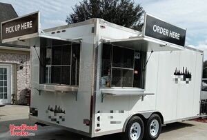 2017 - 8.6' x 17' Kitchen Food Vending Trailer with Pro Fire Suppression System.