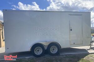 2021 Anvil 7' x 16' Never Used Empty Mobile Vending Concession Trailer