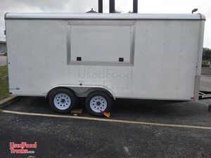 Ready to be Equipped 6' x 17' Mobile Food Concession Trailer