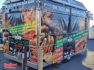 Schantz 8' x 14' Mobile Kitchen Food Trailer with Pro-Fire Suppression System.