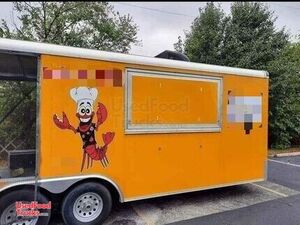 8.5' x 20' Mobile Vending Unit | Food Concession Trailer with 8' Porch