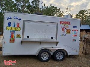 2017 - 8' x 14' Continental Cargo Food/Ice Cream/Shaved Ice Concession Trailer.