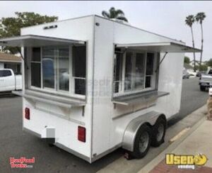 Spotlessly Clean Never Used 2018 - 6.5' x 14' Food Concession Trailer.
