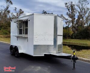 Brand New 7' x 12' Food Concession Trailer / New Mobile Food Vending Unit.