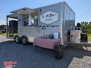 Turnkey - 2019 8.5' x 18' Rock Solid Barbecue Food Trailer with 6' Porch