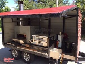 2014 - 8' x 14' Wood-Fired Pizza Concession Trailer / Mobile Pizzeria.