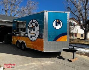 Complete Turnkey 2019 Freedom 8' x 16' Mobile Kitchen Food Trailer.
